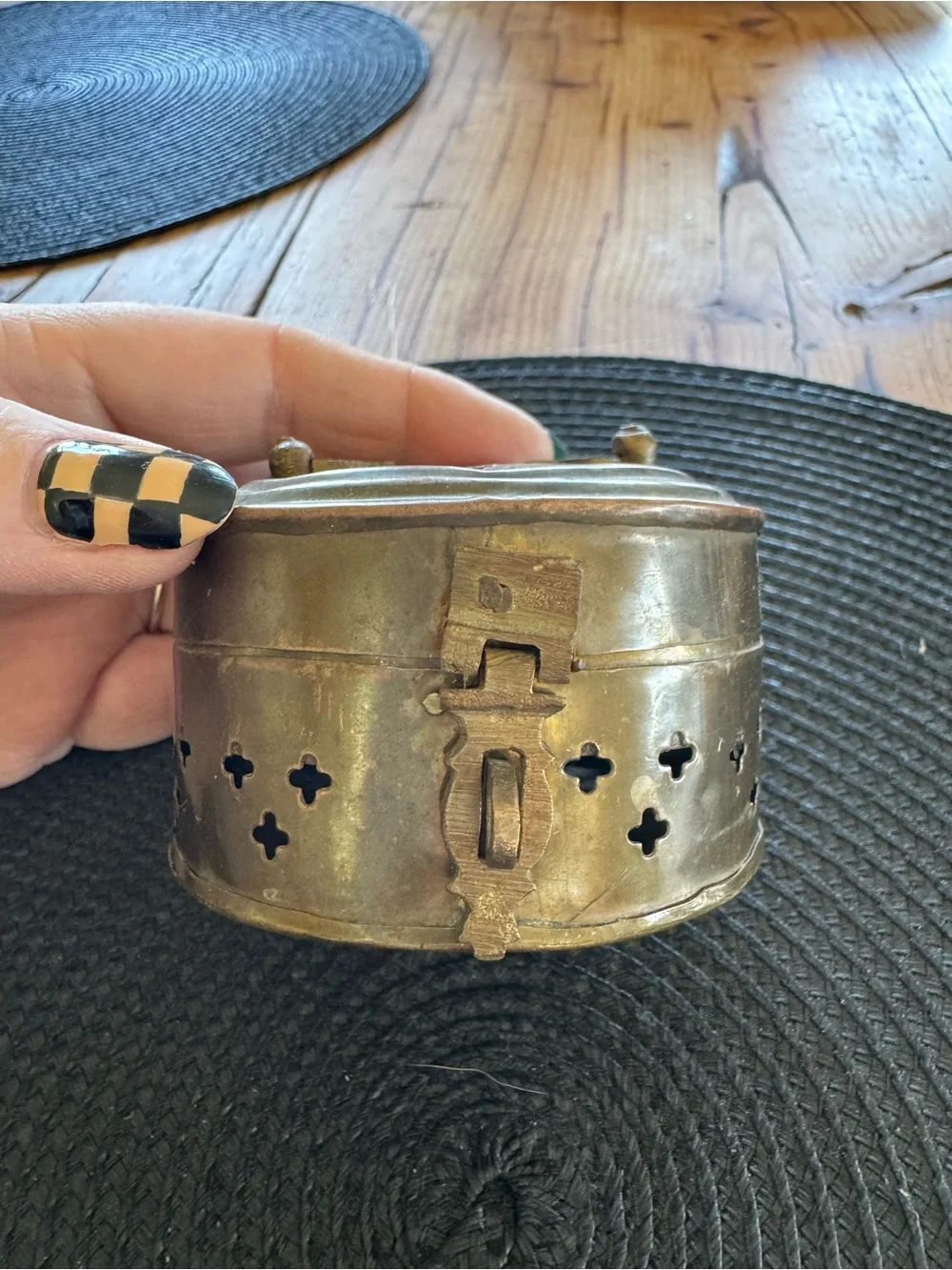 Brass Cricket Box